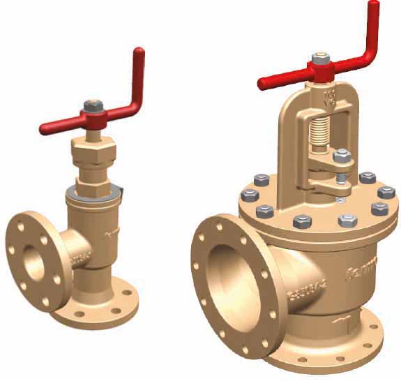 ANGLE TYPE GLOBE VALVE / SDNR RESİM